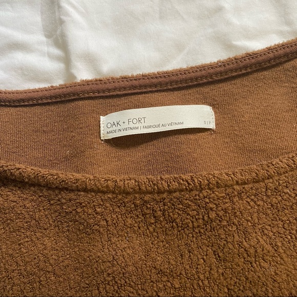 OAK + FORT Cropped Sweatshirt - Picture 2 of 4